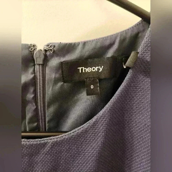 Theory Navy Sleeveless Sheath Buisness Casual Size 0 #V527 - Picture 2 of 5